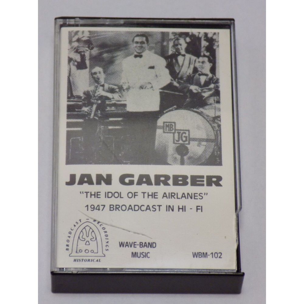 Jan Garber 1947 Broadcast Cassette Wave-Band Music Idol Of The Airlanes Big Band
